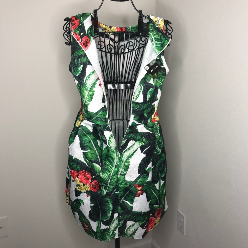 🌴1 LEFT🌴 Tropical A-Line Dress - Picture 6 of 7